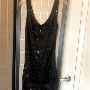 Holiday party Sequins cocktail dress